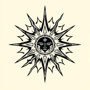 Norse Sun Tattoo