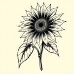 Norse Sunflower Tattoo
