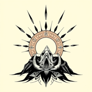Norse Sunrise Tattoo
