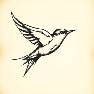 Norse Swallow Tattoo