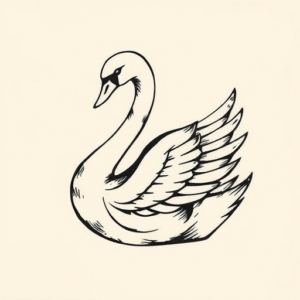 Norse Swan Tattoo
