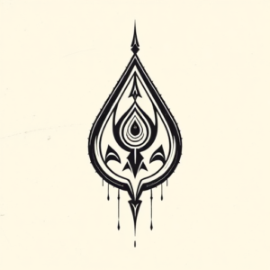 Norse Teardrop Tattoo