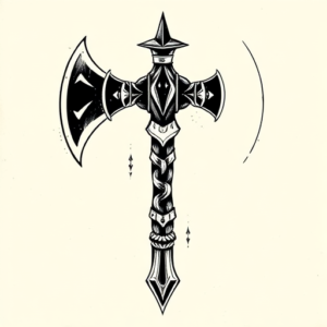 Norse Tomahawk Tattoo