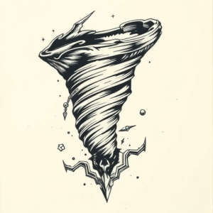 Norse Tornado Tattoo