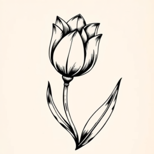 Norse Tulip Tattoo