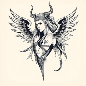 Norse Valkyrie Tattoo