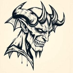 Norse Vampire Tattoo