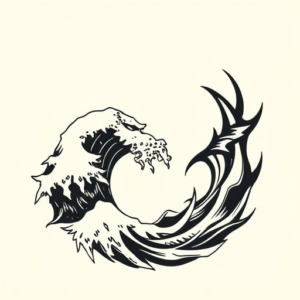 Norse Wave Tattoo