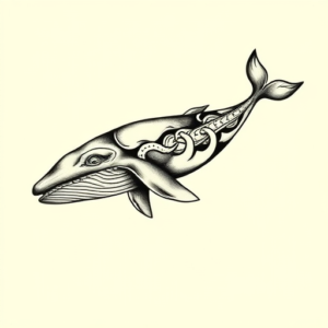 Norse Whale Tattoo