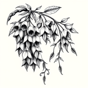 Norse Wisteria Tattoo