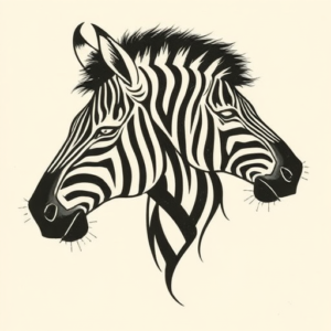 Norse Zebra Tattoo