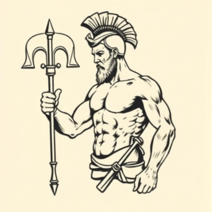 Old School Achilles Tattoo