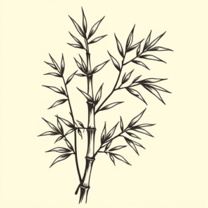 Old School Bamboo Tattoo