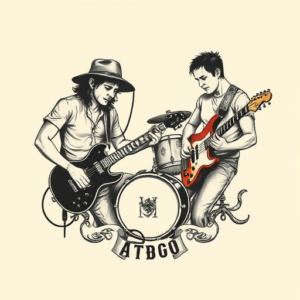 Old School Band Tattoo