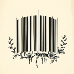 Old School Barcode Tattoo