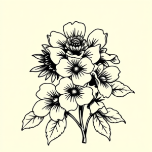 Old School Bluebonnet Tattoo