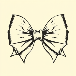 Old School Bow Tattoo