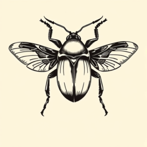 Old School Bug Tattoo