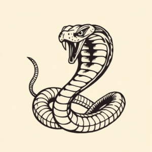 Old School Cobra Tattoo