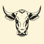 Old School Cow Tattoo