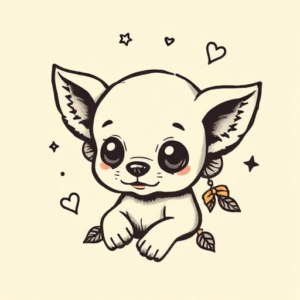 Old School Cute Tattoo