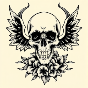 Old School Death Tattoo