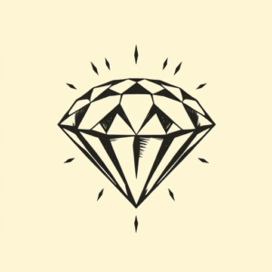 Old School Diamond Tattoo