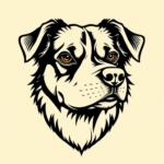 Old School Dog Tattoo