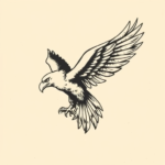 Old School Eagle Tattoo