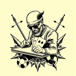 Old School Gambling Tattoo