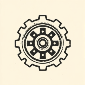 Old School Gear Tattoo