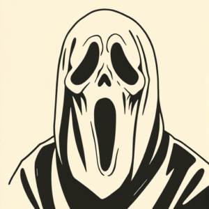 Old School Ghostface Tattoo