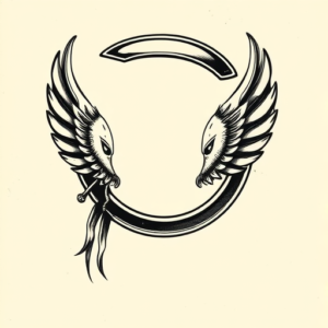 Old School Halo Tattoo