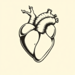Old School Heart Tattoo