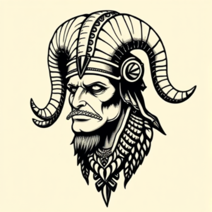 Old School Horus Tattoo