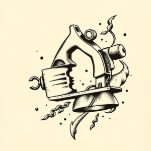 Old School Jigsaw Tattoo