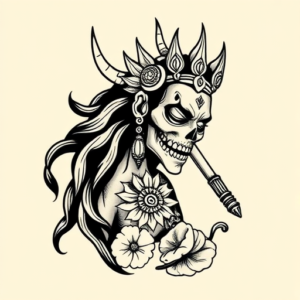 Old School Kali Tattoo