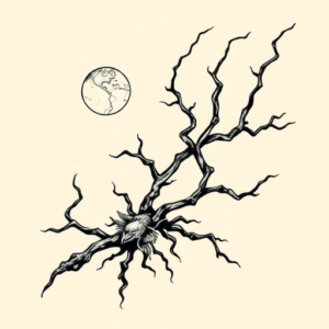 Old School Kintsugi Tattoo