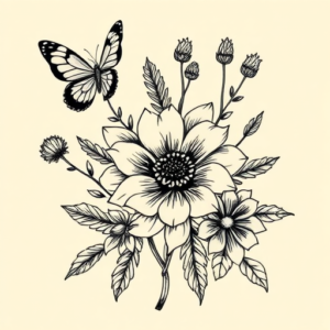 Old School Nature Tattoo