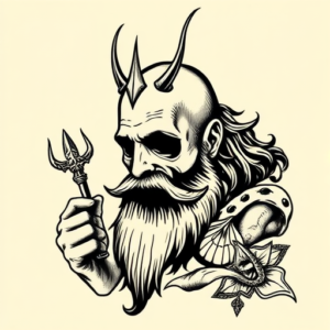 Old School Odin Tattoo