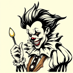 Old School Pennywise Tattoo