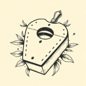 Old School Planchette Tattoo