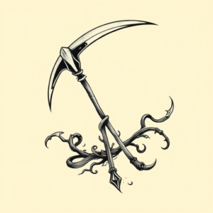 Old School Scythe Tattoo
