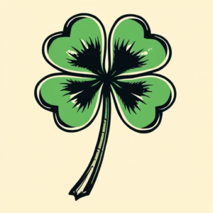 Old School Shamrock Tattoo