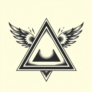 Old School Triangle Tattoo