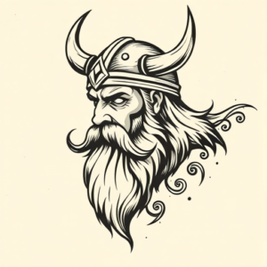 Old School Viking Tattoo