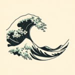 Old School Wave Tattoo