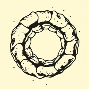 Old School Wormhole Tattoo