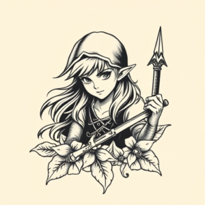 Old School Zelda Tattoo