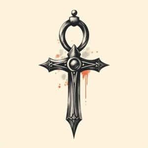 painterly-ankh-tattoo